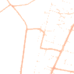 Daytime road noise heatmap for BH21 3SJ