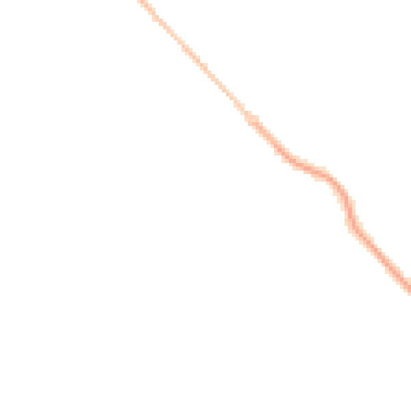 Night-time road noise heatmap for BH21 3UF