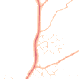 Daytime road noise heatmap for BH21 4EZ