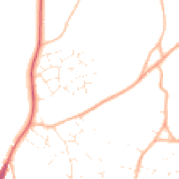 Daytime road noise heatmap for BH21 4FH
