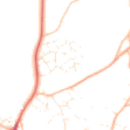 Daytime road noise heatmap for BH21 4FL
