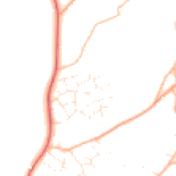 Daytime road noise heatmap for BH21 4FP