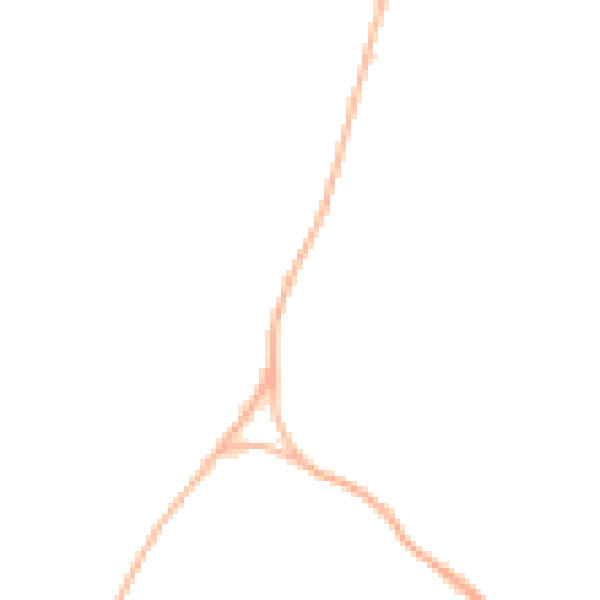 Daytime road noise heatmap for BH21 4JP