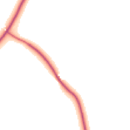 Daytime road noise heatmap for BH21 5NZ