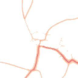 Daytime road noise heatmap for BH21 5PR