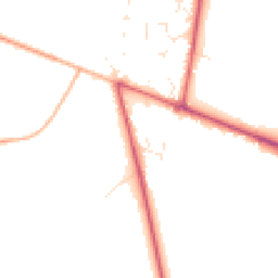 Daytime road noise heatmap for BH21 6PB