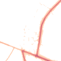 Daytime road noise heatmap for BH21 6RF