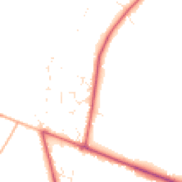 Daytime road noise heatmap for BH21 6SH