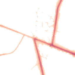 Daytime road noise heatmap for BH21 6XX
