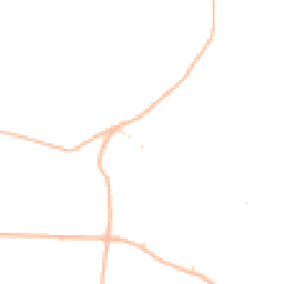 Daytime road noise heatmap for BH21 7ET