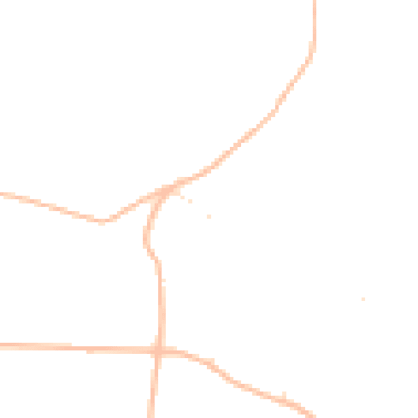 Daytime road noise heatmap for BH21 7ET