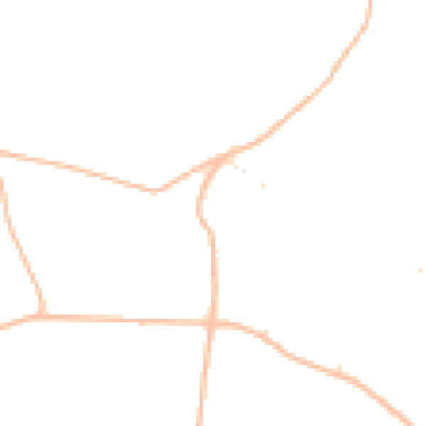 Daytime road noise heatmap for BH21 7EU