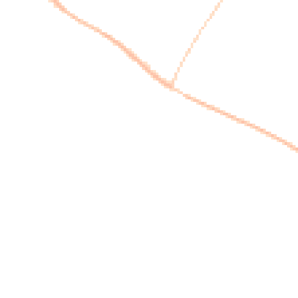 Night-time road noise heatmap for BH21 7LX