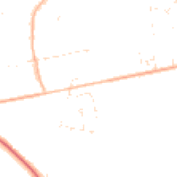 Daytime road noise heatmap for BH21 7NU