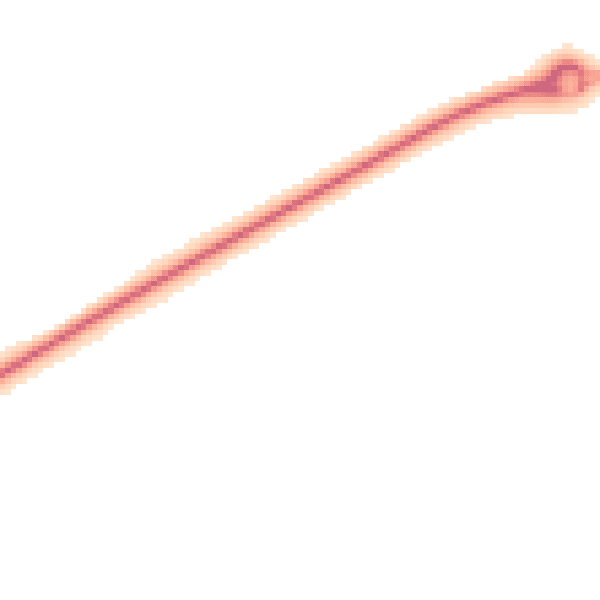 Night-time road noise heatmap for BH21 7QB