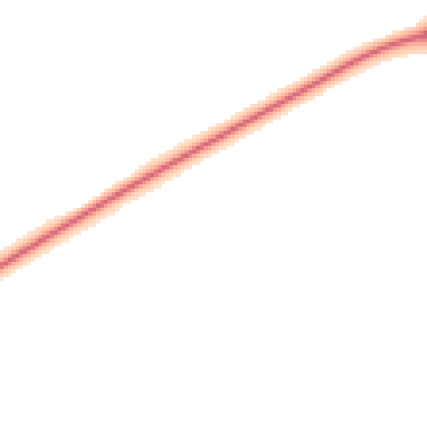 Night-time road noise heatmap for BH21 7QL