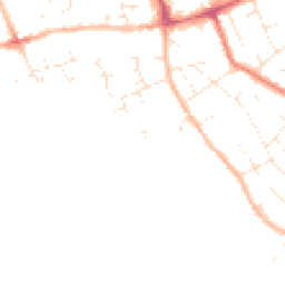 Daytime road noise heatmap for BH23 3DX