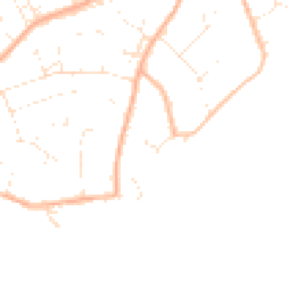 Daytime road noise heatmap for BH23 4DU