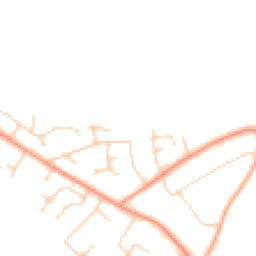 Daytime road noise heatmap for BH23 5FE
