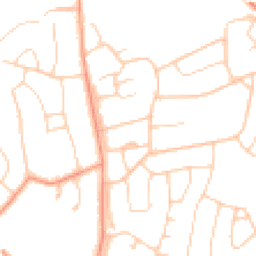Daytime road noise heatmap for BH23 5PG