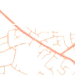 Daytime road noise heatmap for BH23 5SD