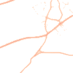 Daytime road noise heatmap for BH23 7AJ
