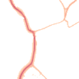 Daytime road noise heatmap for BH23 7AQ