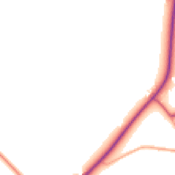 Daytime road noise heatmap for BH23 7DY