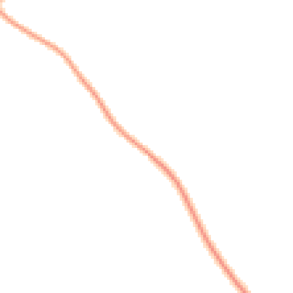 Daytime road noise heatmap for BH23 7DZ