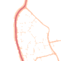 Daytime road noise heatmap for BH23 7LT