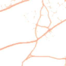 Daytime road noise heatmap for BH23 8FE
