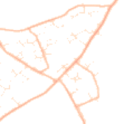 Daytime road noise heatmap for BH23 8HY