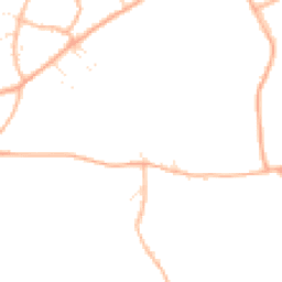 Daytime road noise heatmap for BH23 8JR