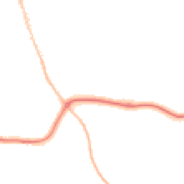 Night-time road noise heatmap for BH25 5PQ