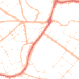 Daytime road noise heatmap for BH6 3BD