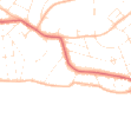 Daytime road noise heatmap for BH6 3DB