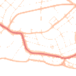 Daytime road noise heatmap for BH6 3HH