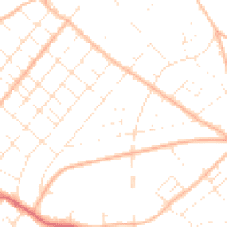 Daytime road noise heatmap for BH6 3NA