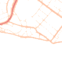 Daytime road noise heatmap for BH6 4BJ