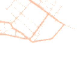 Daytime road noise heatmap for BH6 4BS