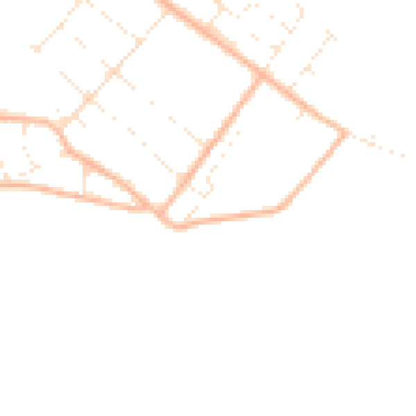 Daytime road noise heatmap for BH6 4BS
