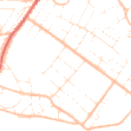 Daytime road noise heatmap for BH6 4DS