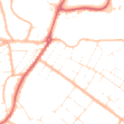 Daytime road noise heatmap for BH6 4EB