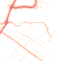 Daytime road noise heatmap for BH6 4LJ