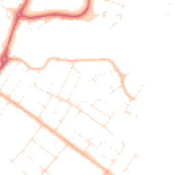 Daytime road noise heatmap for BH6 4LW