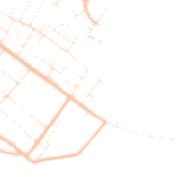 Daytime road noise heatmap for BH6 4NB