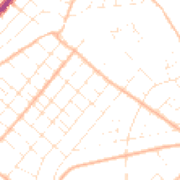 Daytime road noise heatmap for BH6 5BN