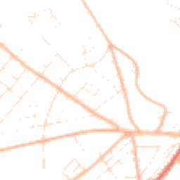 Daytime road noise heatmap for BH6 5LE