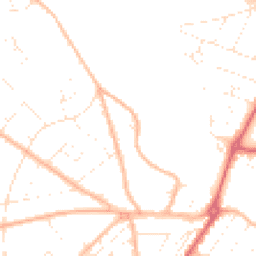 Daytime road noise heatmap for BH6 5NL