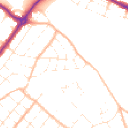 Daytime road noise heatmap for BH6 5QU